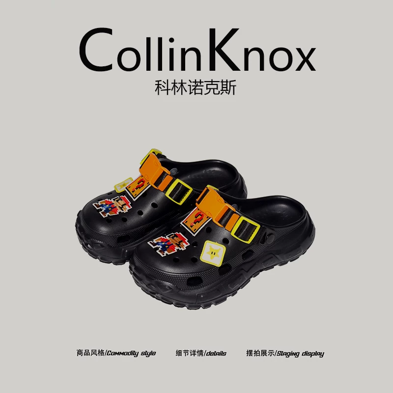 [Được hỏi về bởi những người sành điệu liên tục] Dép clog dành cho cặp đôi phong cách mùa hè mới của CollinKnox 2026, giày đi biển cá nhân hóa