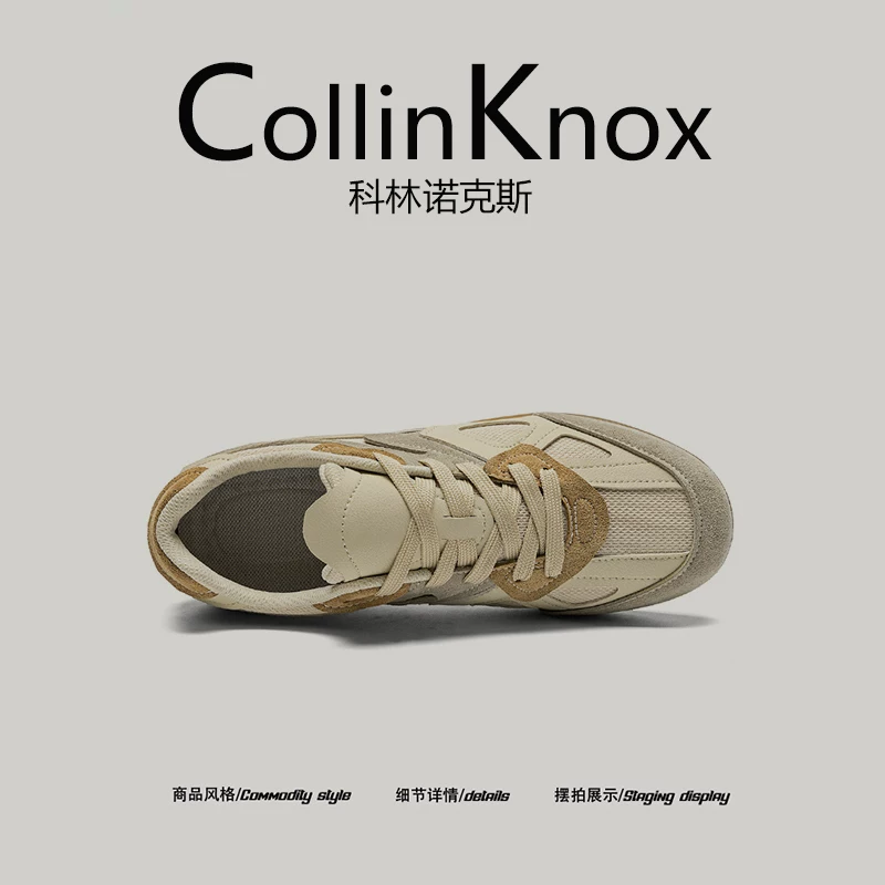 [american retro] Giày thể thao thông thường mới mùa xuân 2026 của CollinKnox dành cho nam giới, giày tập luyện dành cho học sinh phối màu