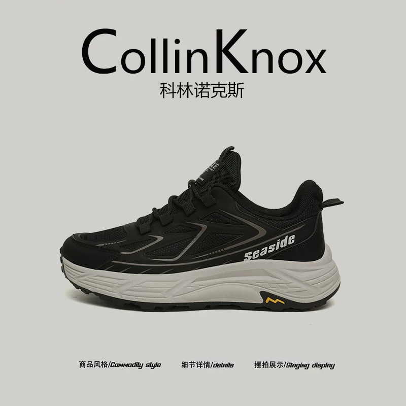 [Chất lượng thương mại quốc tế] Giày thể thao lưới nam CollinKnox Xuân 2026 Mẫu mới Thời trang Giày bố thời thượng