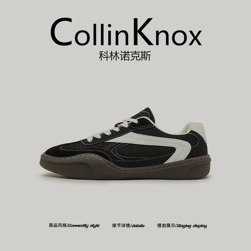 【Sản phẩm mới hợp thời trang】CollinKnox2026 Giày thể thao Forrest Gump có bề mặt lưới mới mùa xuân 2026 Giày thể thao đế cao su dành cho nam của Đức