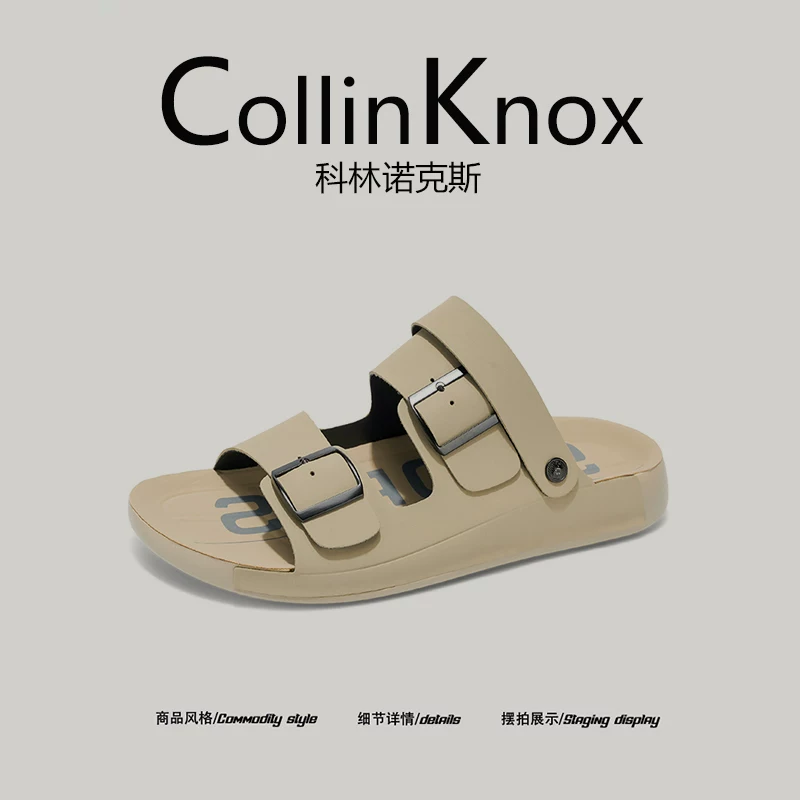 [Sản phẩm bán chạy phổ biến] Giày Birkenstock mùa hè mới CollinKnox2025 dành cho nam, cỡ lớn 46, dép da đi làm
