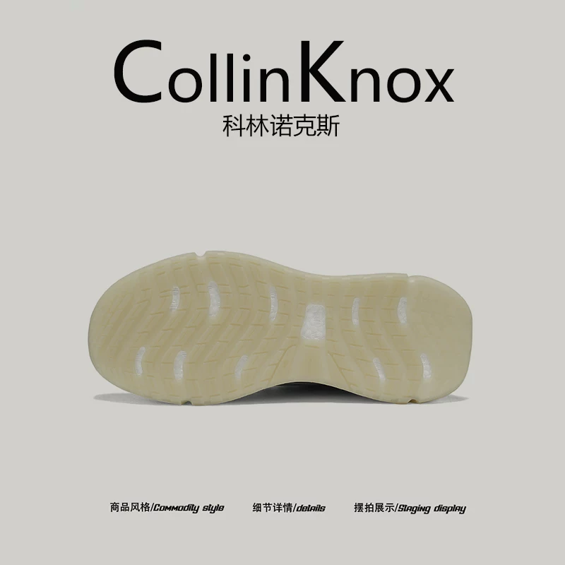【Đa năng cho việc đi lại】Giày thể thao nam CollinKnox 2025 Thu Đông mới, kiểu dáng thời trang, giày bố, giày thể thao kiểu Popcorn