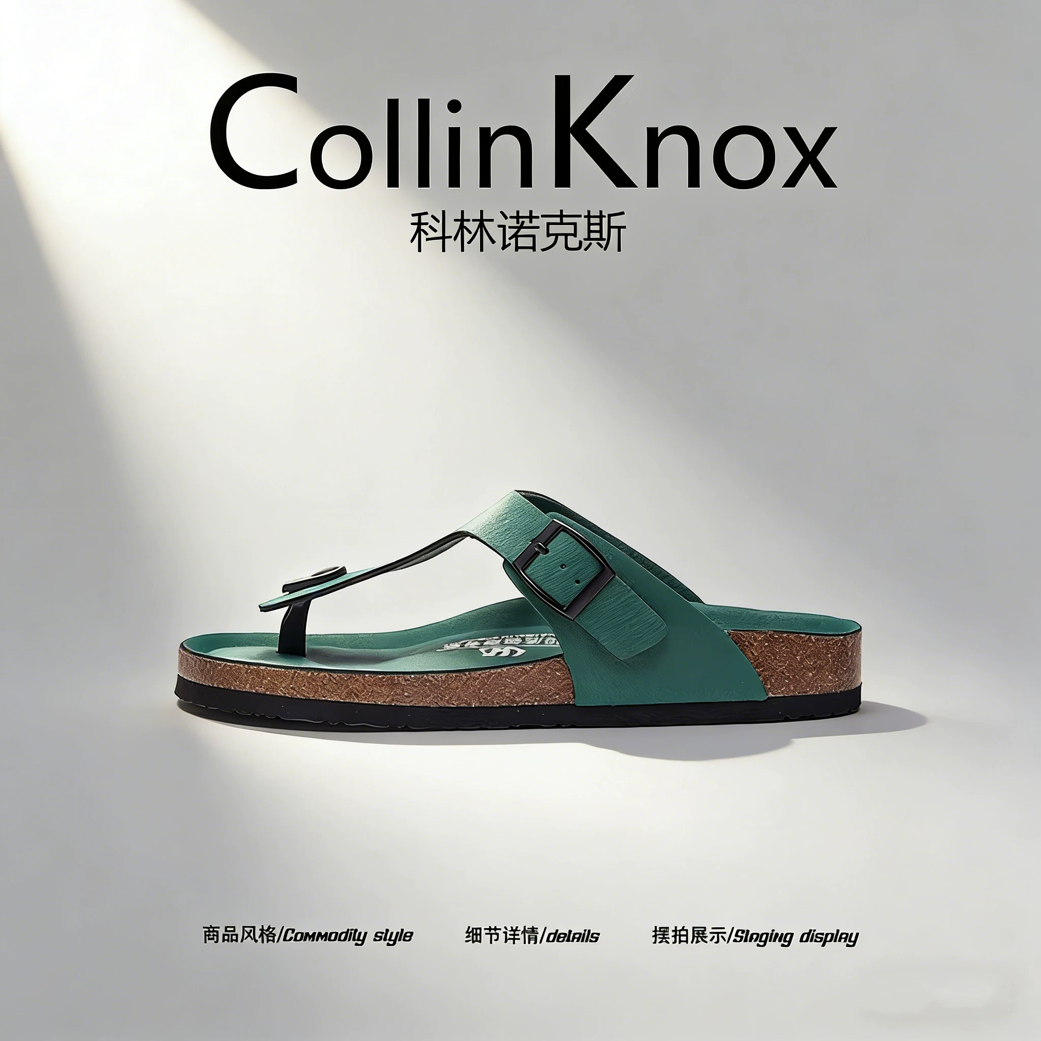 [Siêu nhẹ và chống trơn trượt] Dép xỏ ngón Birkenstock dành cho nam giới phong cách mùa hè mới của CollinKnox 2026