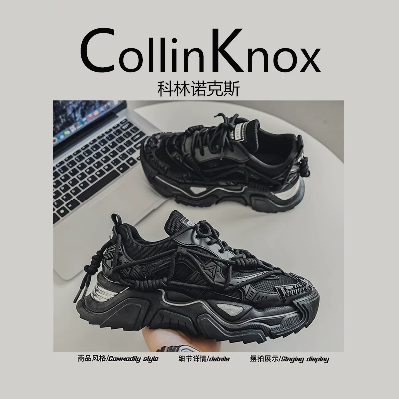 【Sản phẩm mới hợp xu hướng】Giày thể thao đế dày CollinKnox 2026 dành cho nam giới mùa xuân mới