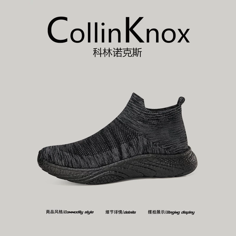 [Trọng lượng nhẹ và thoáng khí] Giày thể thao mới mùa xuân CollinKnox 2026 dành cho nam và nữ, giày lưới cỡ lớn kiểu slip-on