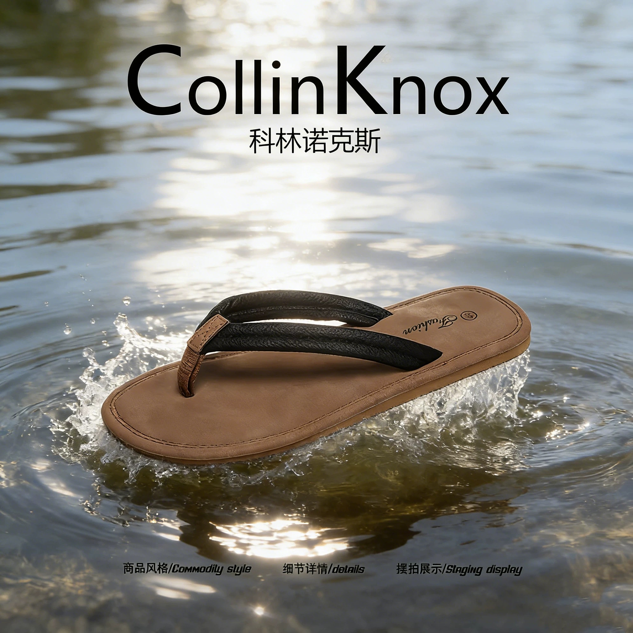 [Siêu nhẹ và chống trơn trượt] Dép xỏ ngón nam mùa hè mới CollinKnox 2026, dép xỏ ngón chất lượng cao