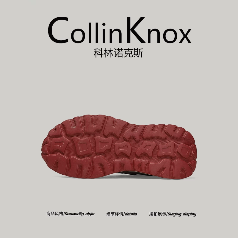 【Bộ màu hợp thời trang】CollinKnox 2025 Mùa thu mới Giày thể thao nam màu cổ điển kiểu Dad Sneaker Giày thể thao lưới dành cho nam