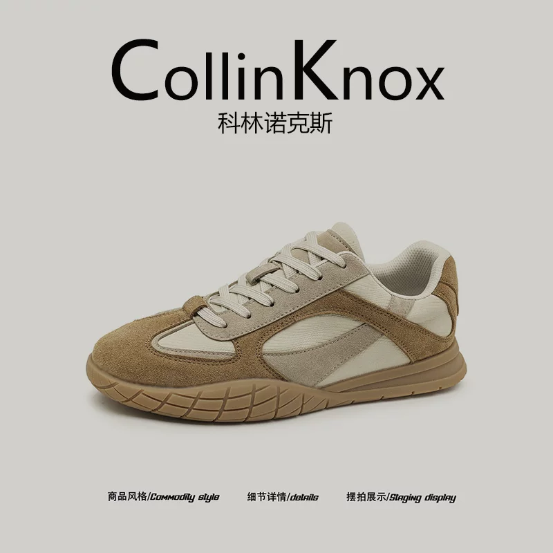 Giày thời thượng mới] CollinKnox2026 giày thể thao nam phong cách mới mùa xuân, giày tập luyện kiểu Mỹ cổ điển phong cách Đức