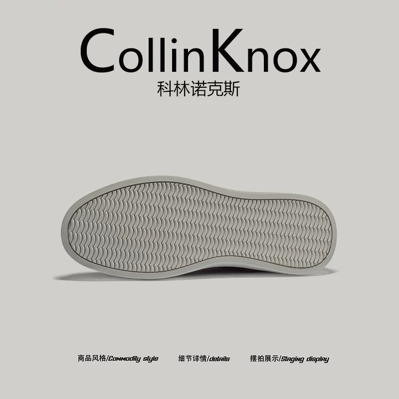 [Chất lượng da thật] CollinKnox 2026 Giày thường ngày mới mùa xuân dành cho nam Giày công sở sang trọng nhẹ nhàng