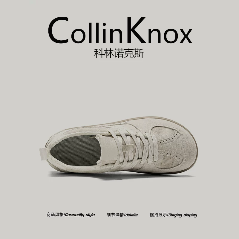 [Thoải mái và thoáng khí] Giày thể thao nam CollinKnox 2026 mới mùa xuân, giày thường ngày mũi rộng không gây khó chịu cho bàn chân.