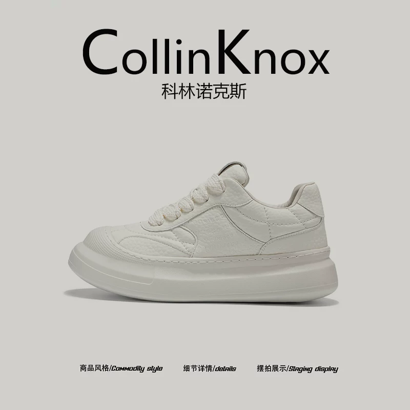 [Sản phẩm mới hợp xu hướng] Giày bố nam CollinKnox Thu/Đông 2025 đế dày tăng chiều cao, giày casual
