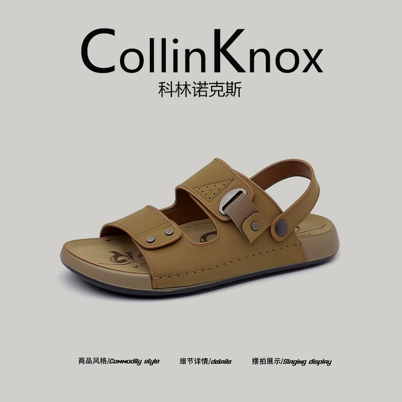 [Siêu nhẹ và chống trượt] Dép hai quai CollinKnox 2026 kiểu dáng mùa hè mới dành cho nam, giày đi bộ đường dài chống trượt ngoài trời