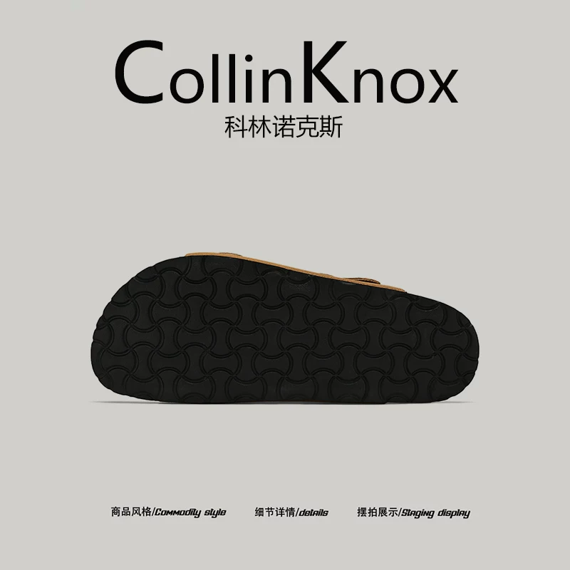 [Siêu nhẹ và chống trơn trượt] Dép nam mùa hè mới CollinKnox 2026, dép Birkenstock thời trang