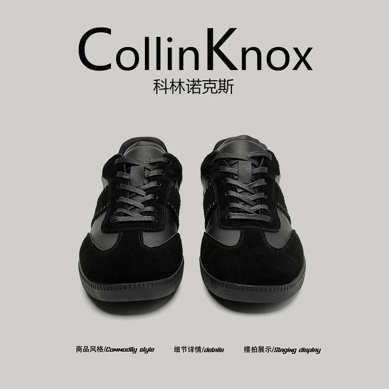 [Dễ mang và dễ phối đồ] Giày nam đi làm mùa hè mới của CollinKnox 2026, giày tập luyện kiểu Đức cổ điển và đa năng