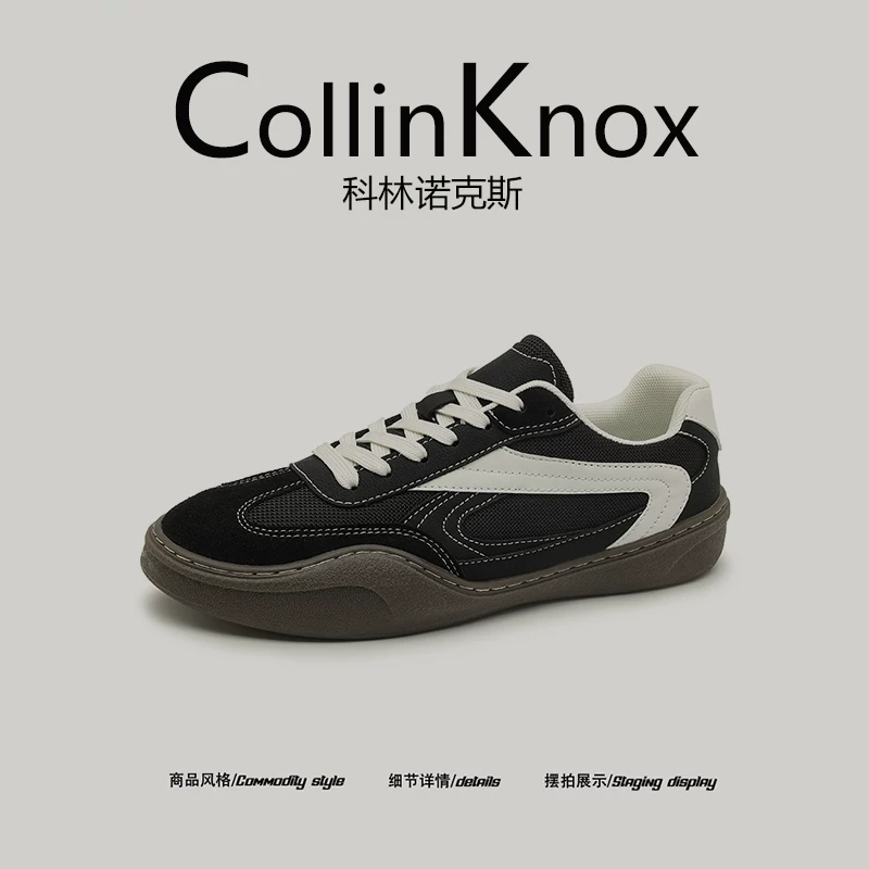【Sản phẩm mới hợp thời trang】CollinKnox2026 Giày thể thao Forrest Gump có bề mặt lưới mới mùa xuân 2026 Giày thể thao đế cao su dành cho nam của Đức