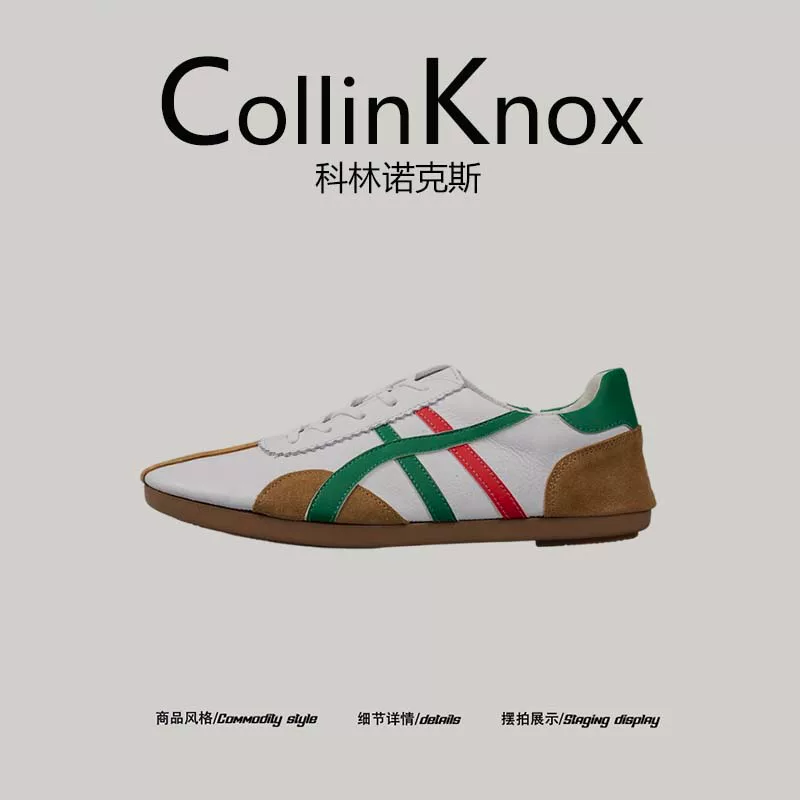[Da thật được khuyên dùng] Giày thường ngày nam CollinKnox 2026 mùa hè mới, Giày tập luyện kiểu cổ điển Niche Retro của Đức.