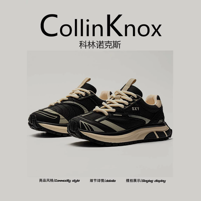 [Chất lượng ngoại thương] CollinKnox 2026 Giày bố đế dày mới mùa xuân dành cho nam Giày Forrest Gump mọi mùa