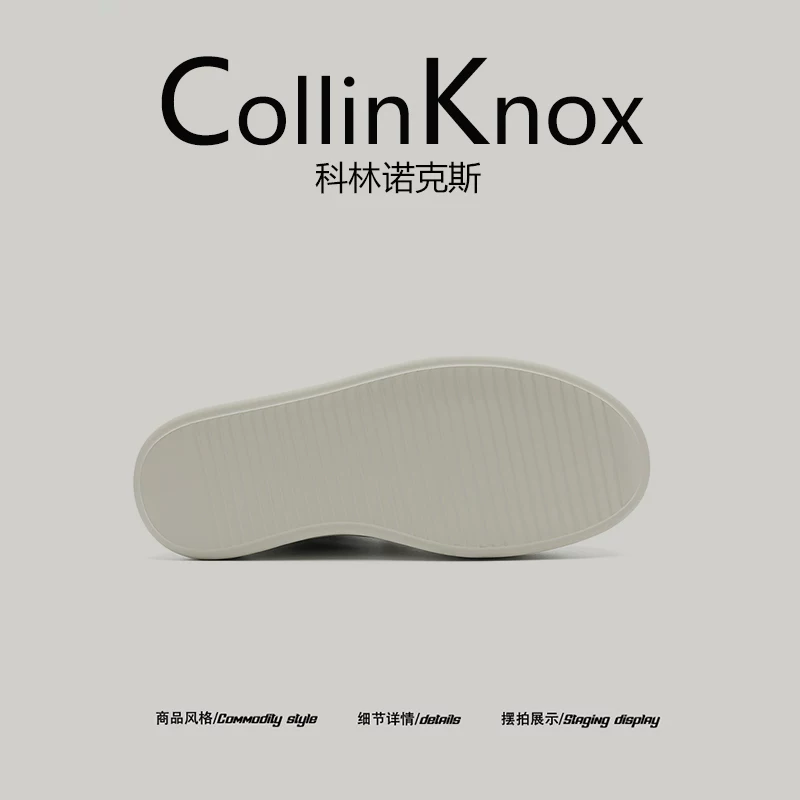 [Đề xuất cho khán giả có sở thích đặc biệt] Giày đế dày CollinKnox 2025 mùa thu mới, giày cao cổ thời trang đường phố cao cấp dành cho nam và nữ.