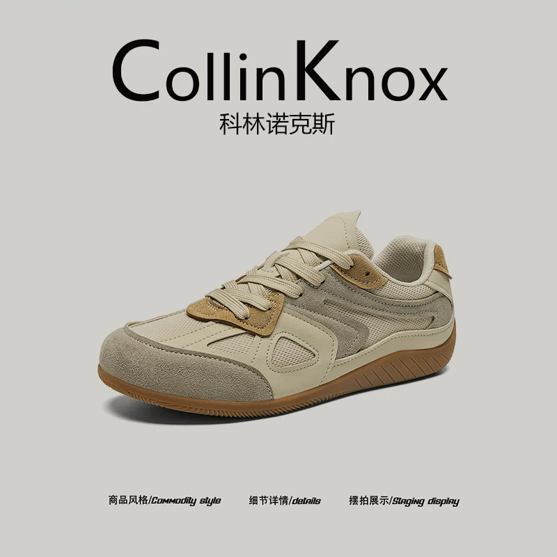 [american retro] Giày thể thao thông thường mới mùa xuân 2026 của CollinKnox dành cho nam giới, giày tập luyện dành cho học sinh phối màu
