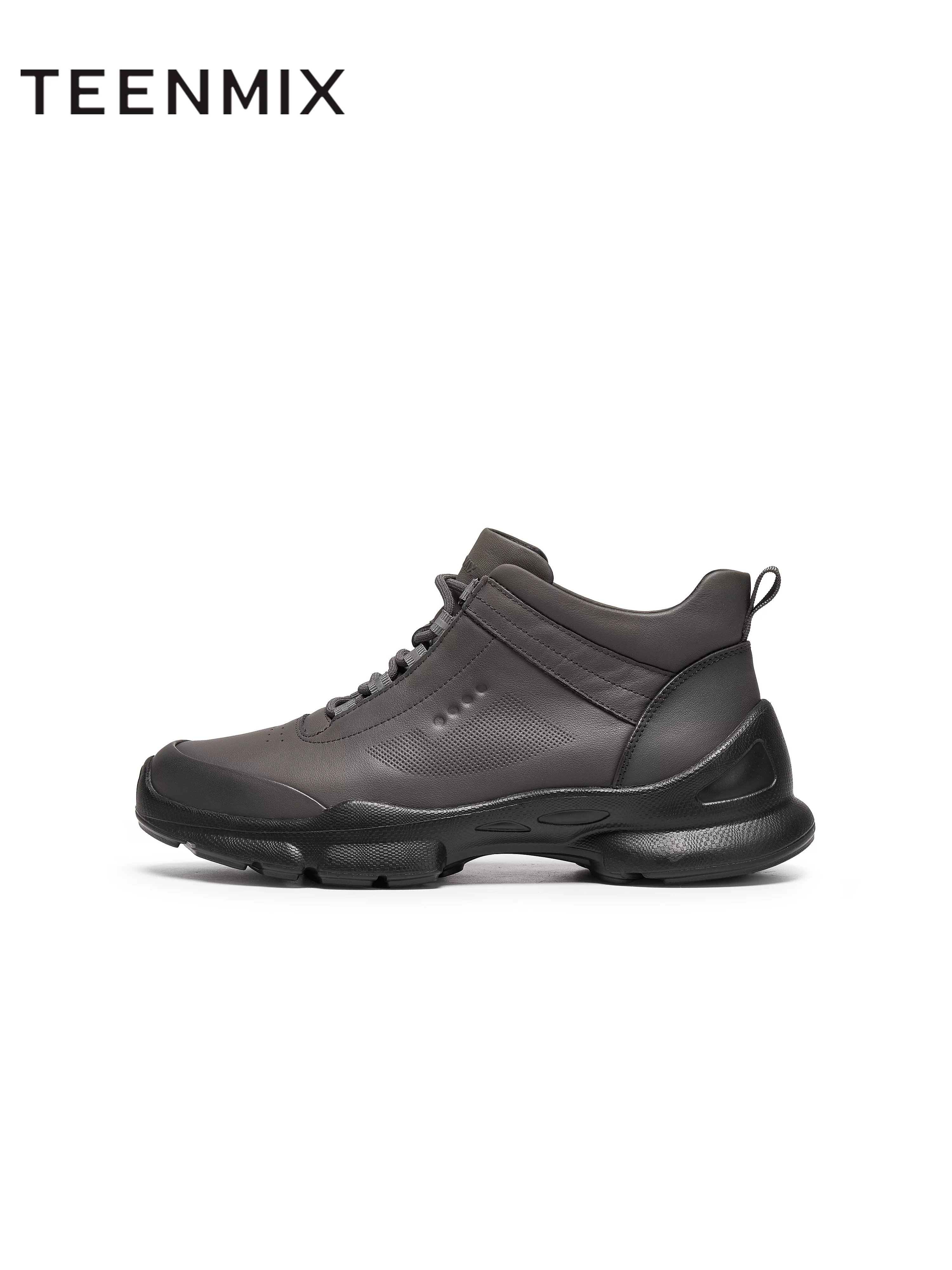 Giày thể thao nam cao cổ kiểu mới mùa đông 2025 Tianmeiyi, cùng mẫu với trung tâm thương mại, kiểu buộc dây, phong cách thường ngày, 3XM01DD5