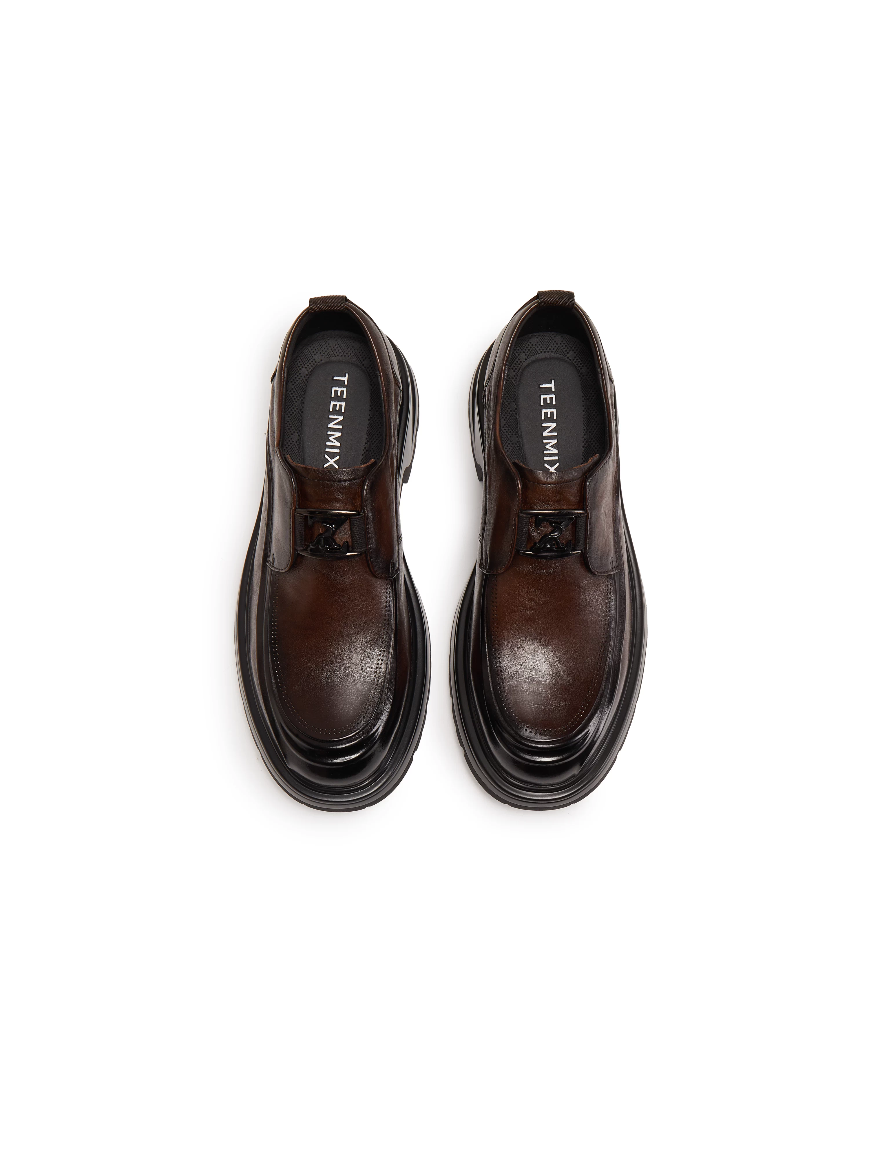 Giày da nam công sở kiểu mới mùa đông Tianmeiyi 2025, kiểu lười, lịch sự, 3XC01DM5