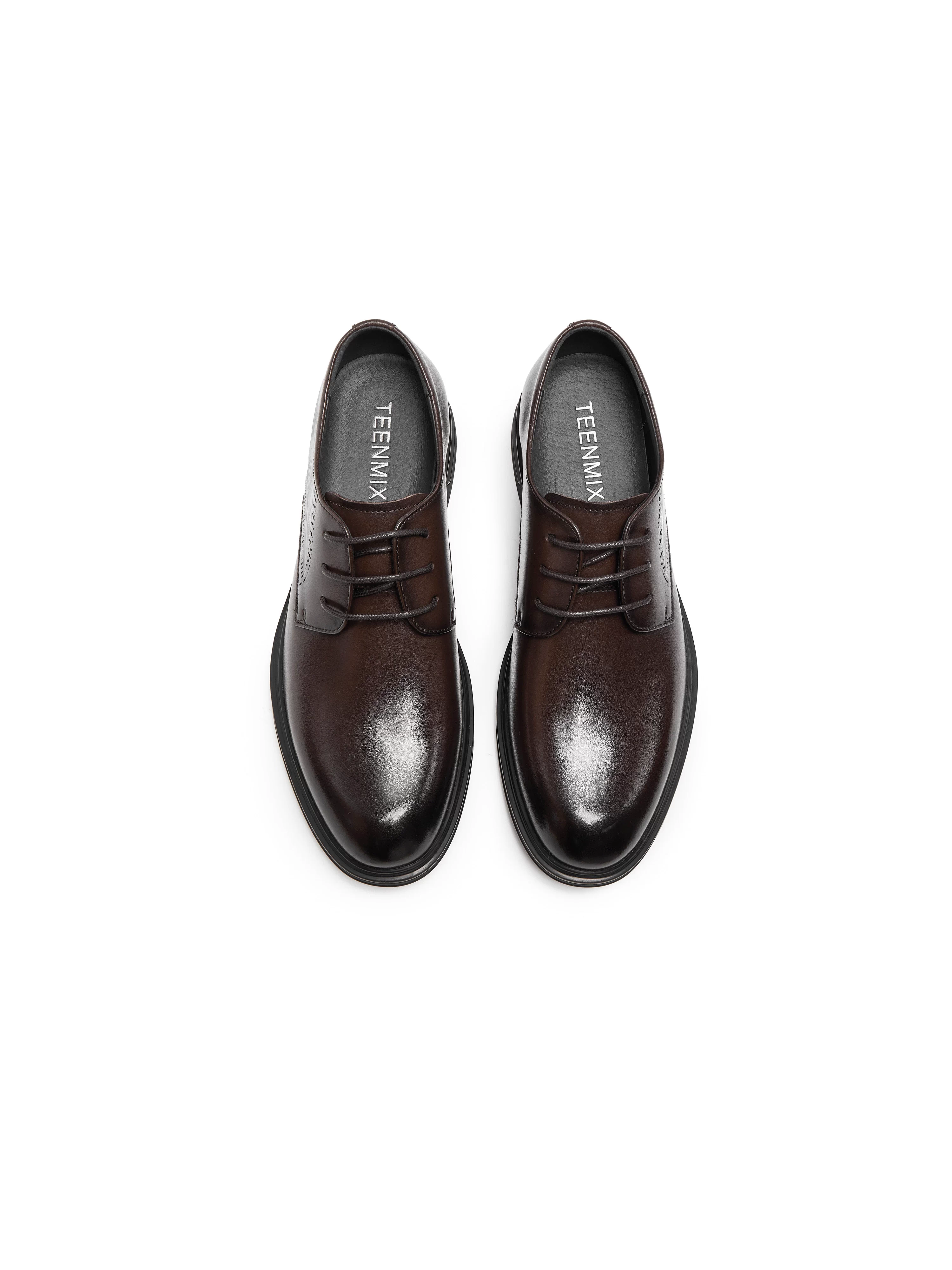 Giày da công sở nam kiểu Anh, mùa thu đông 2025, cùng mẫu với trung tâm thương mại Tianmeiyi, thích hợp đi làm, đa năng, mã 3WO01CM5