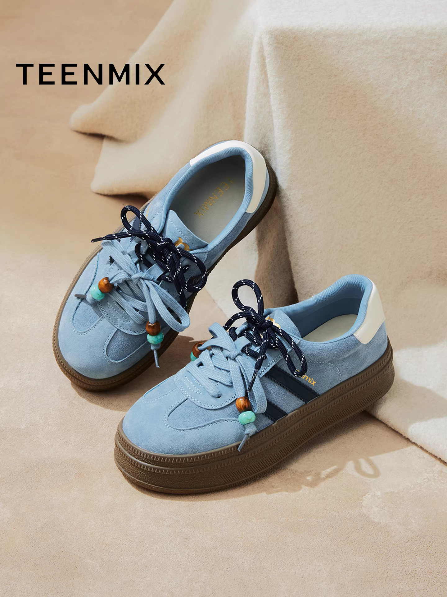 [Quà tặng năm mới] Dây giày đôi Tianmeiyi kiểu cổ điển đế dày tăng chiều cao Giày tập Agande giày thể thao mới dành cho nữ