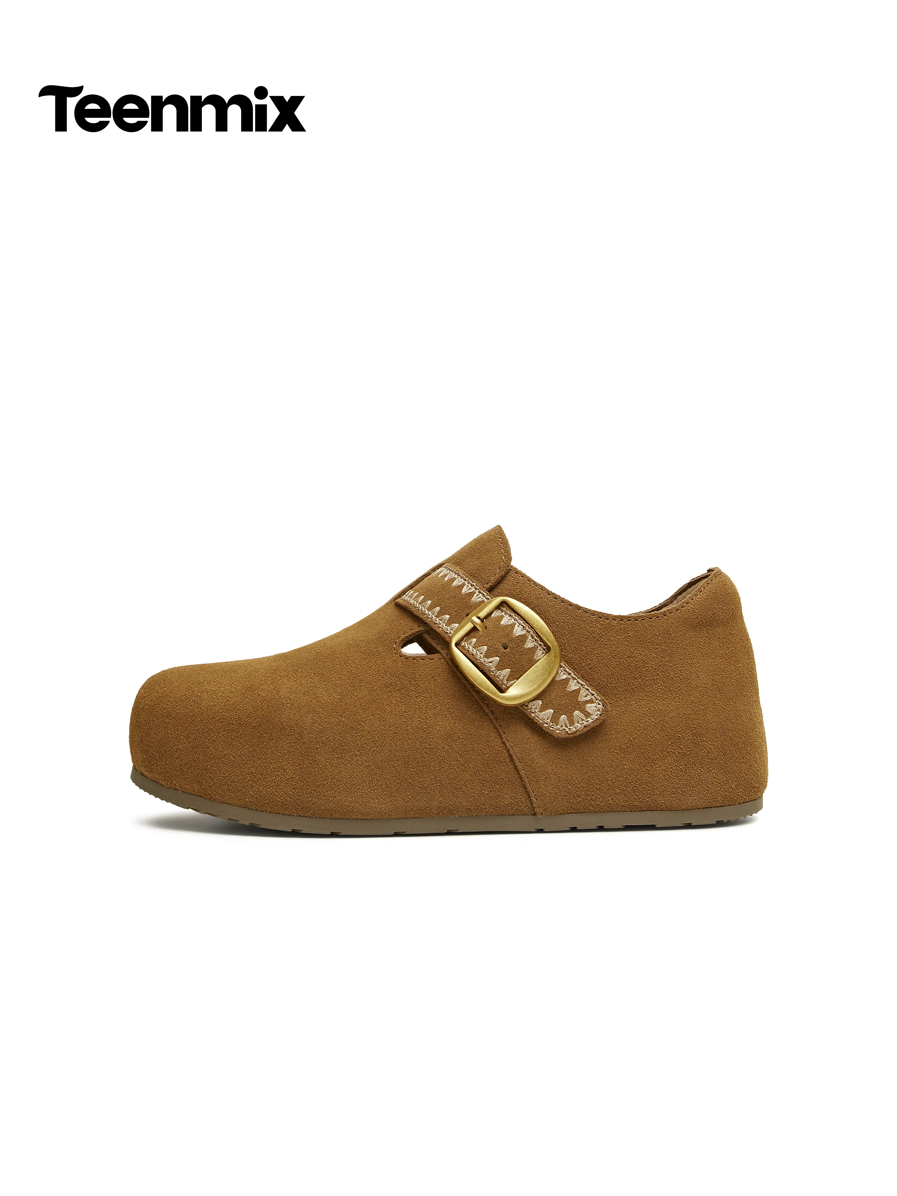 Giày Birkenstock đế dày kiểu cổ điển Tianmeiyi dành cho nữ, giày thường ngày kiểu lười, mẫu mới mùa xuân 2026 CBD20AM6