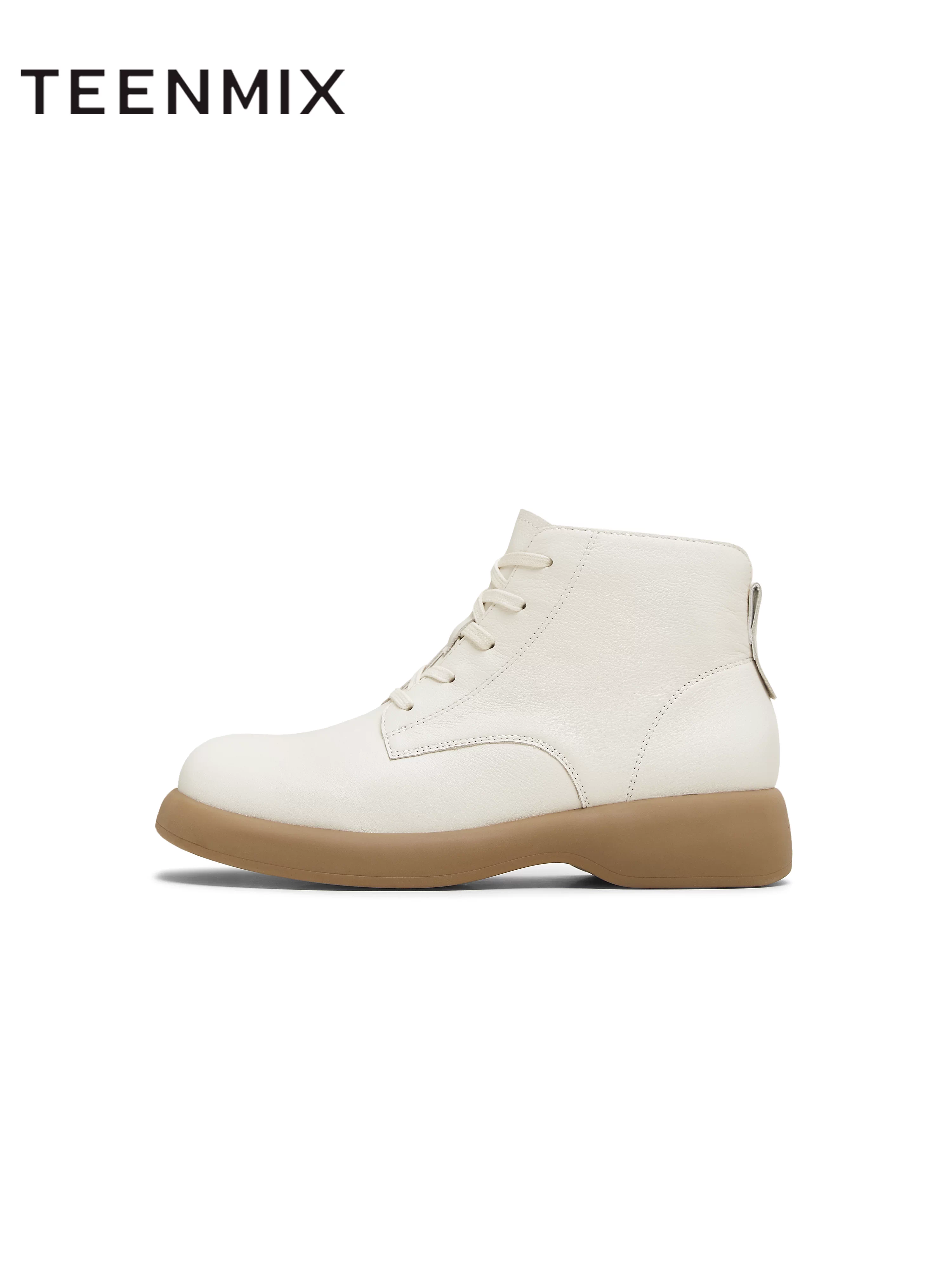 Giày bốt Martin kiểu Anh đế dày retro Tianmeiyi dành cho nữ, giày bốt ngắn thường ngày, giày bốt da, giày bốt thời trang, kiểu mới mùa đông 2025