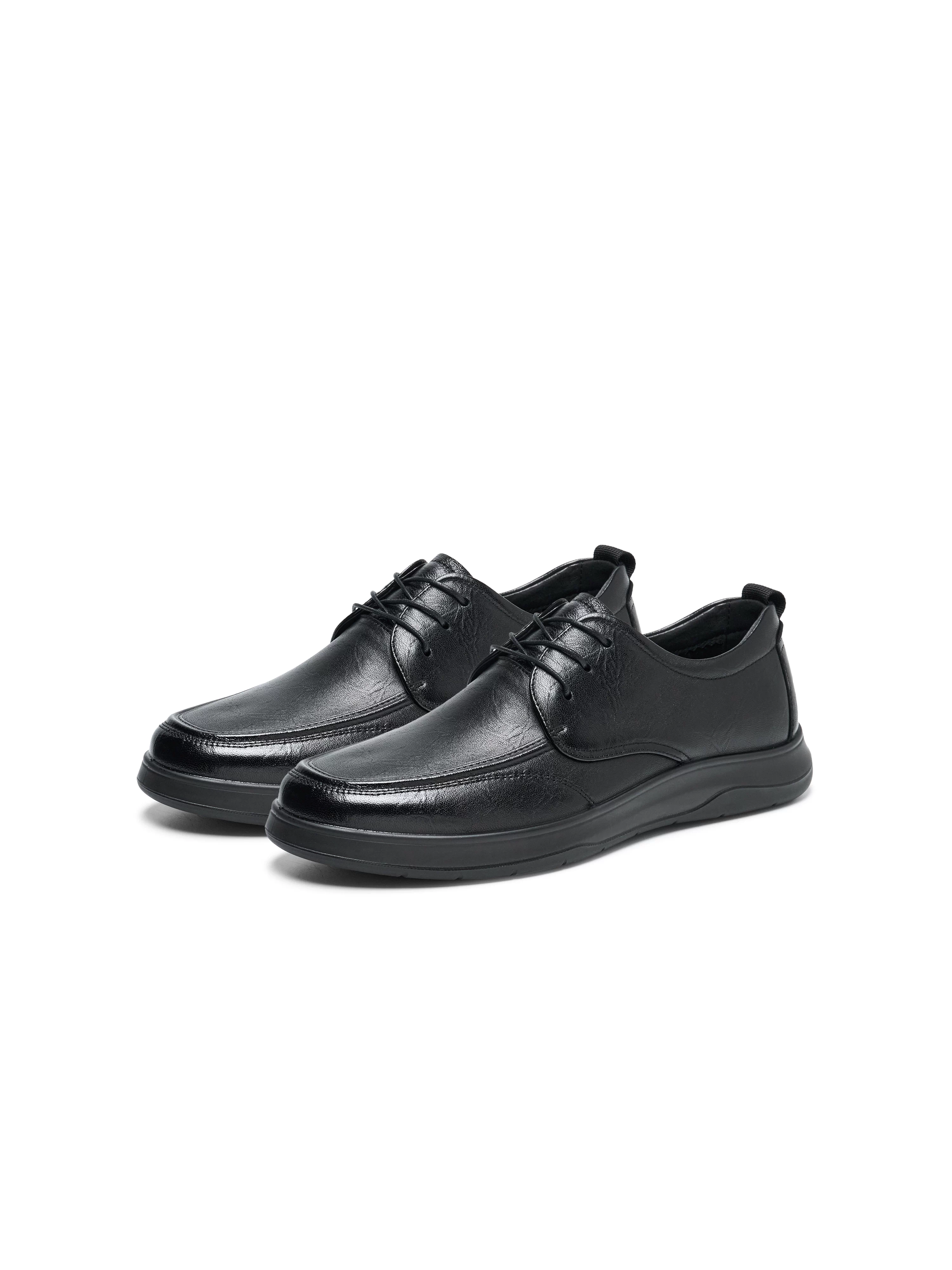 Tianmeiyi Spring Bộ sưu tập mới Phiên bản trung tâm mua sắm Giày da nam buộc dây đa năng phong cách công sở thông thường 3TK02AM5