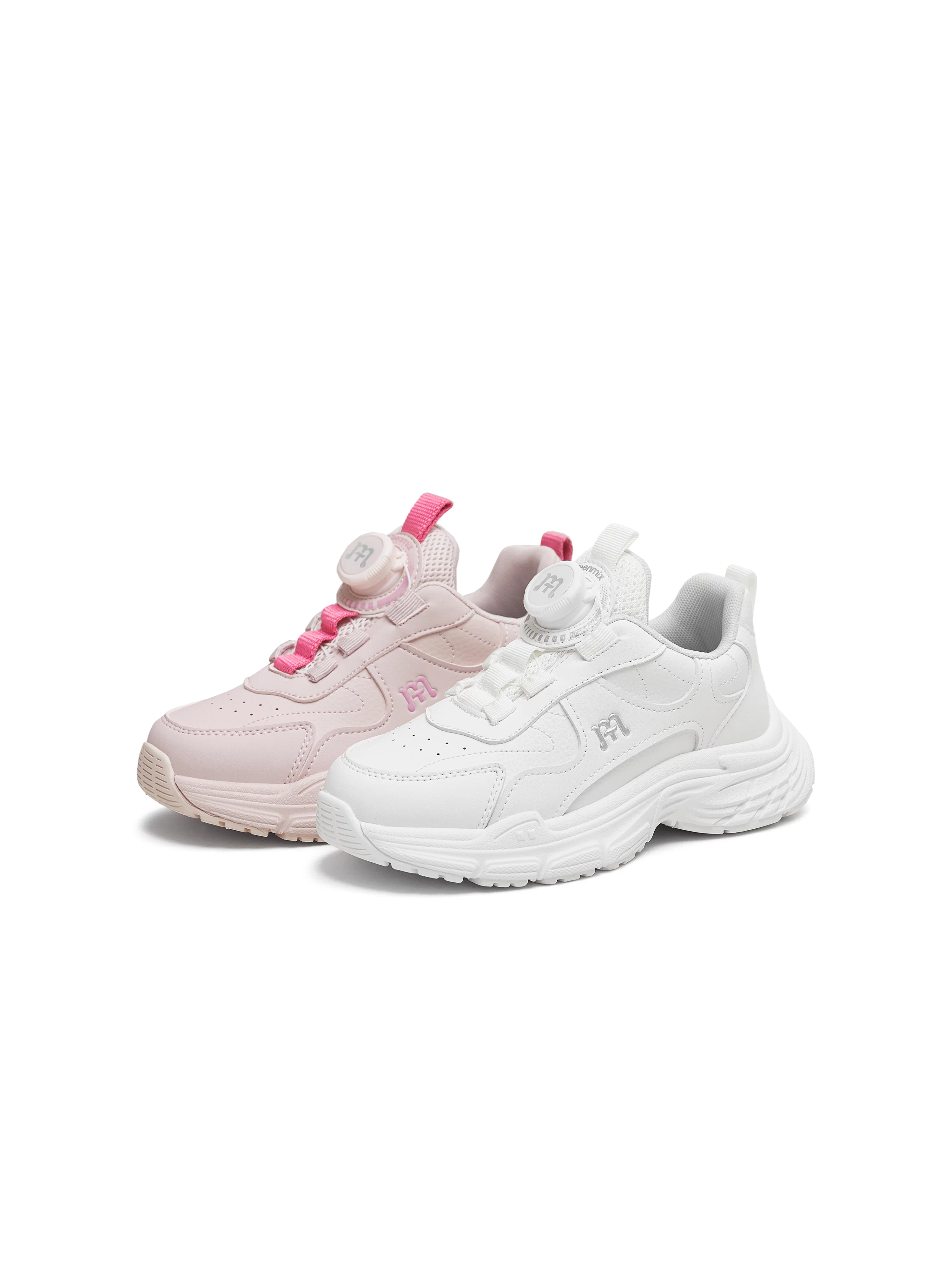 Giày thể thao đế dày Tianmeiyi cho trẻ em, giày thường ngày cho bé gái, giày trắng cho trẻ nhỏ và lớn, mẫu mới thu đông 2025.