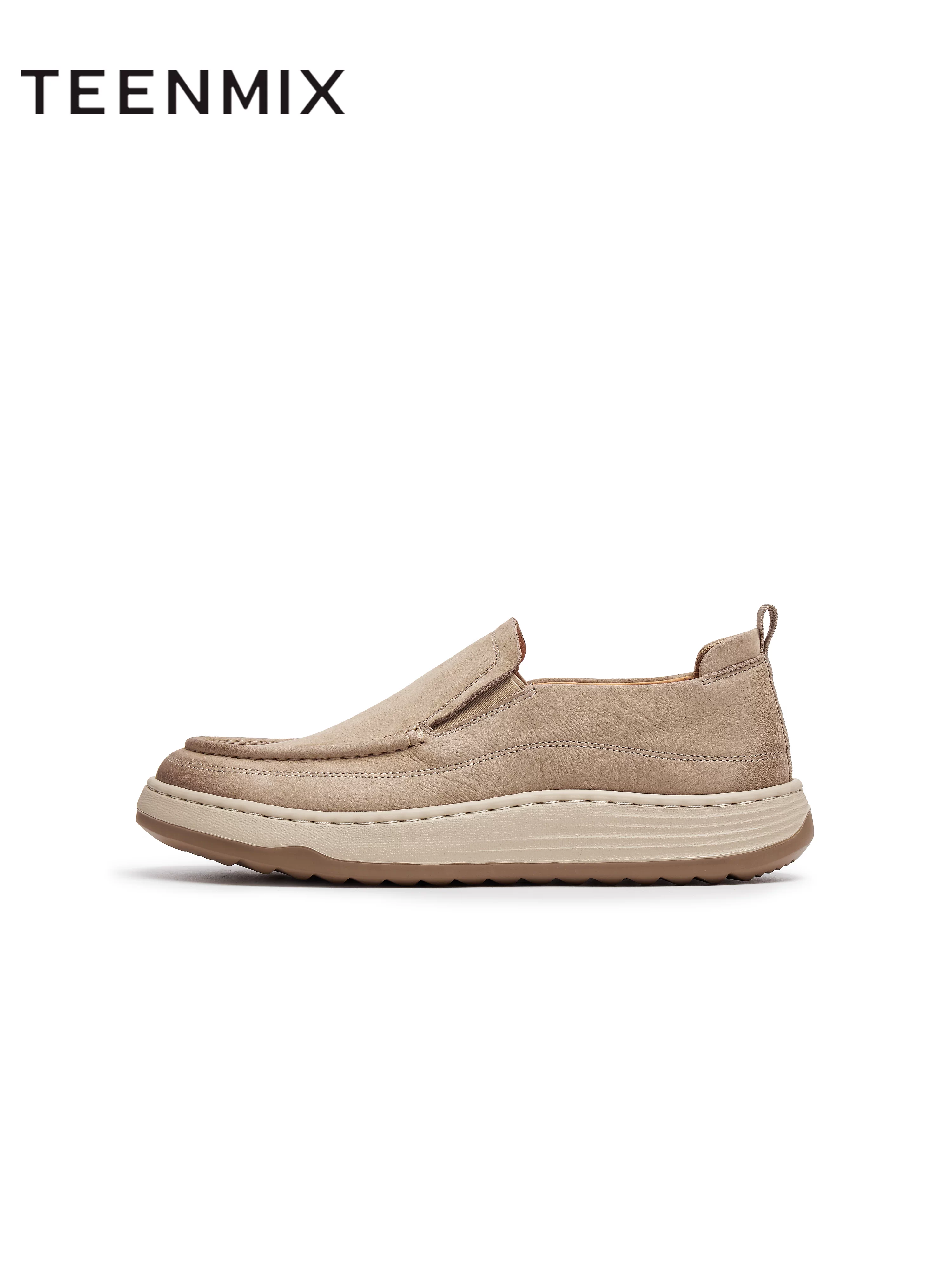 Giày da nam Tianmeiyi 2025 thu đông, kiểu dáng đa năng, retro, dễ đi, đế dày, phong cách thường ngày XXPC2CM5