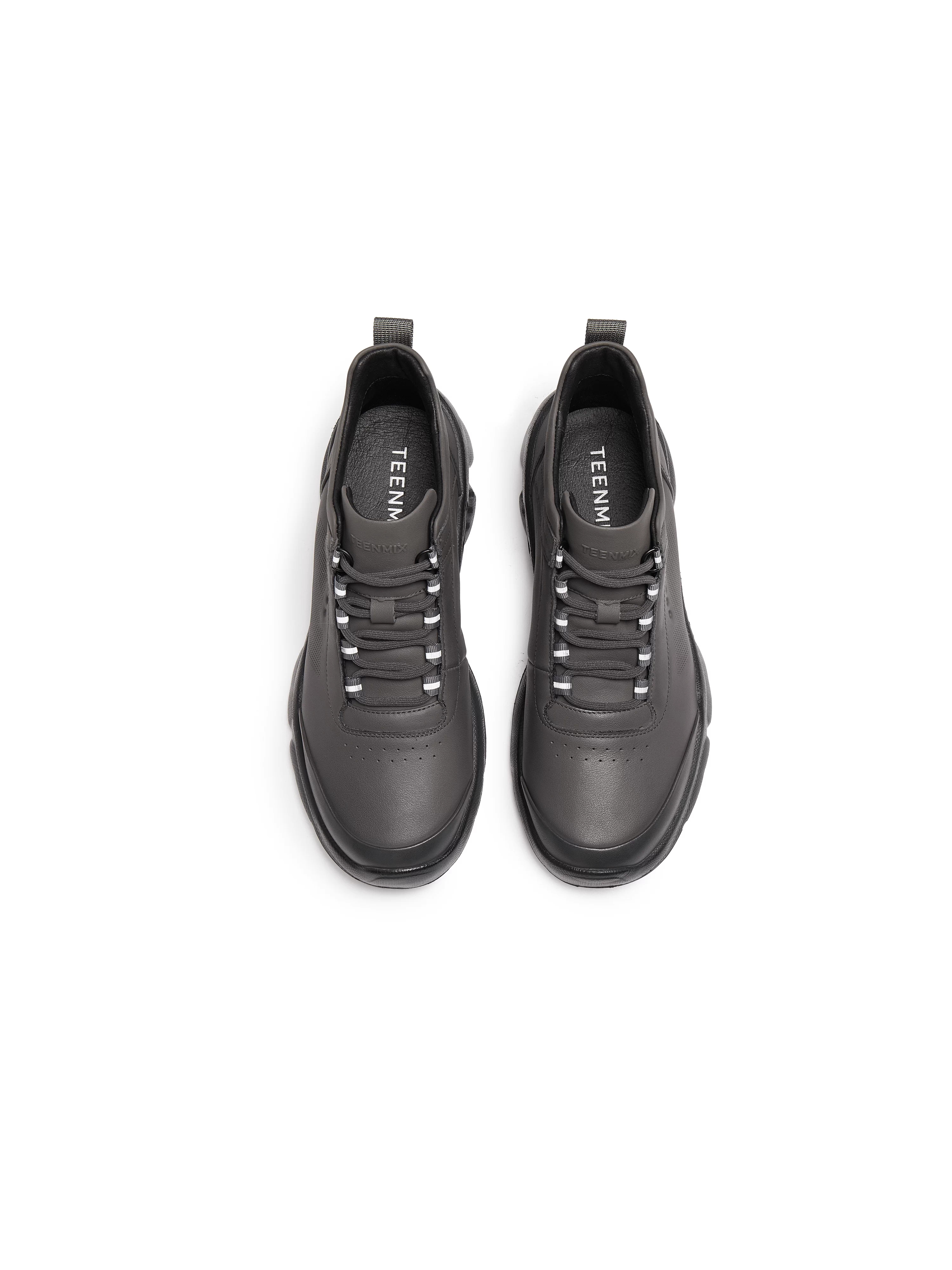 Giày thể thao nam cao cổ kiểu mới mùa đông 2025 Tianmeiyi, cùng mẫu với trung tâm thương mại, kiểu buộc dây, phong cách thường ngày, 3XM01DD5