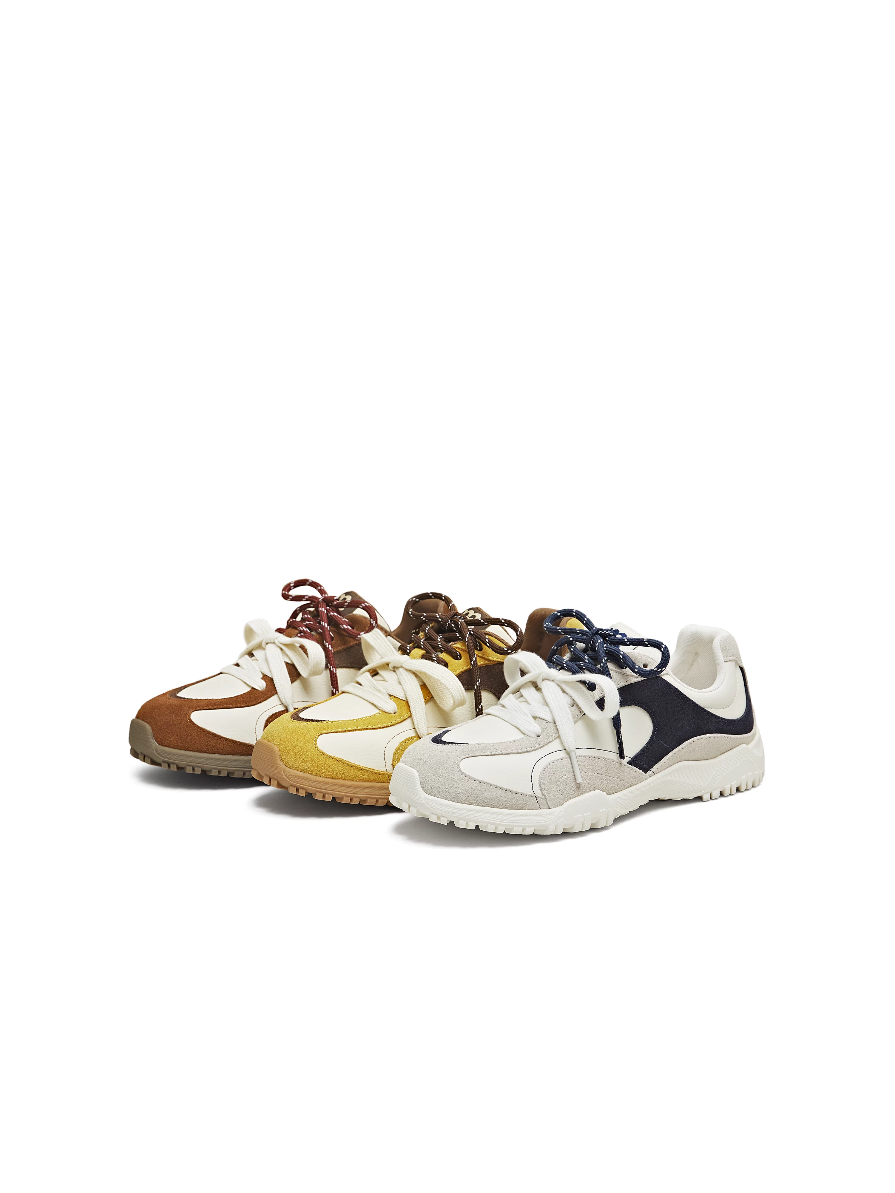 Giày thể thao nữ Tianmeiyi dây đôi kiểu retro đế dày Agande, giày thể thao thường ngày mùa thu 2025 mẫu mới KG140CM5