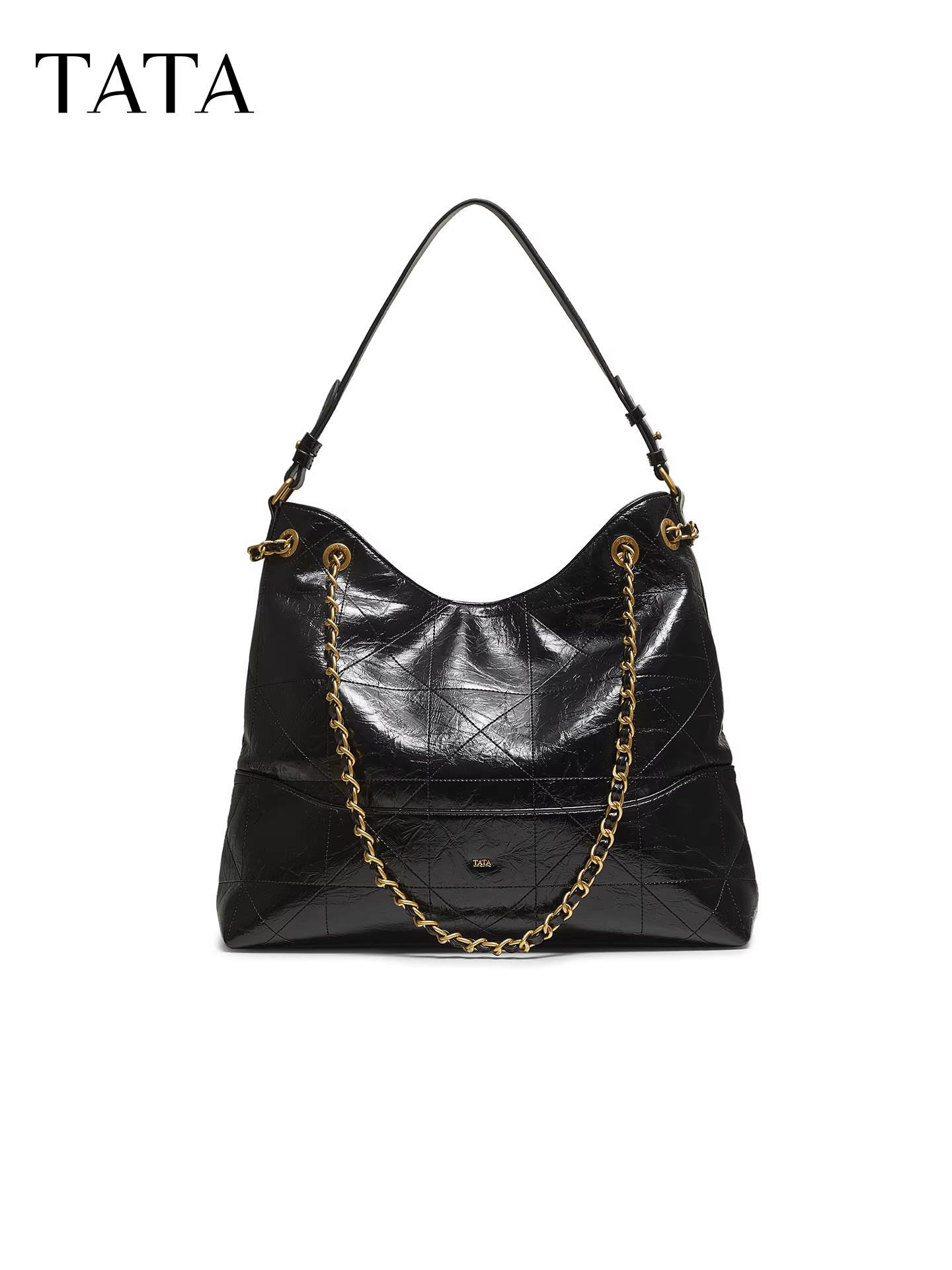 Túi xách TATA họa tiết kim cương, túi đeo chéo nữ mùa đông mới, túi đeo vai đơn cao cấp nhỏ gọn X3515DX5
