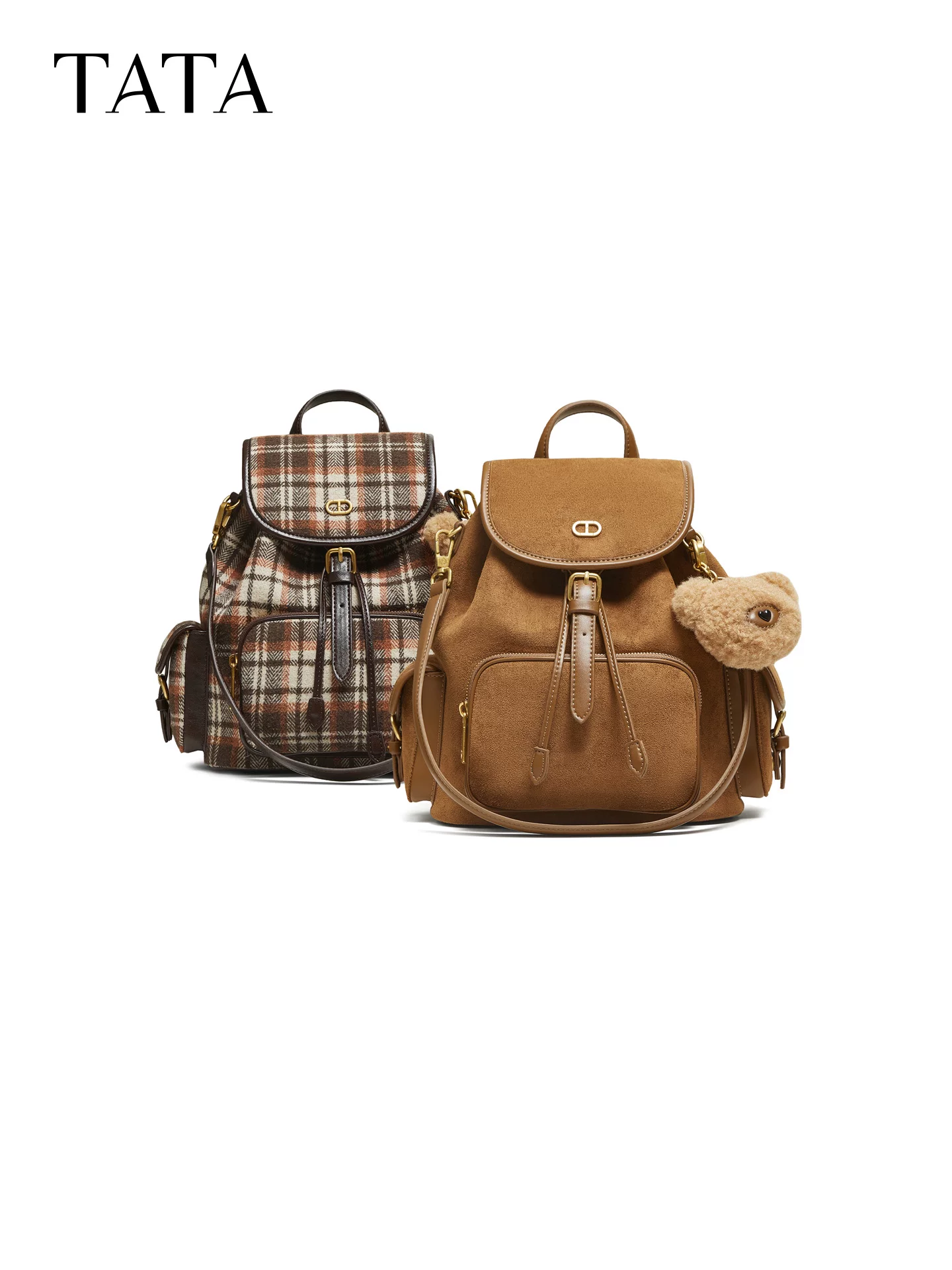 Ba lô TATA mẫu 2025 dành cho học sinh trung học, túi phong cách Ins dành cho học sinh trung học, túi nhẹ X3527DX5