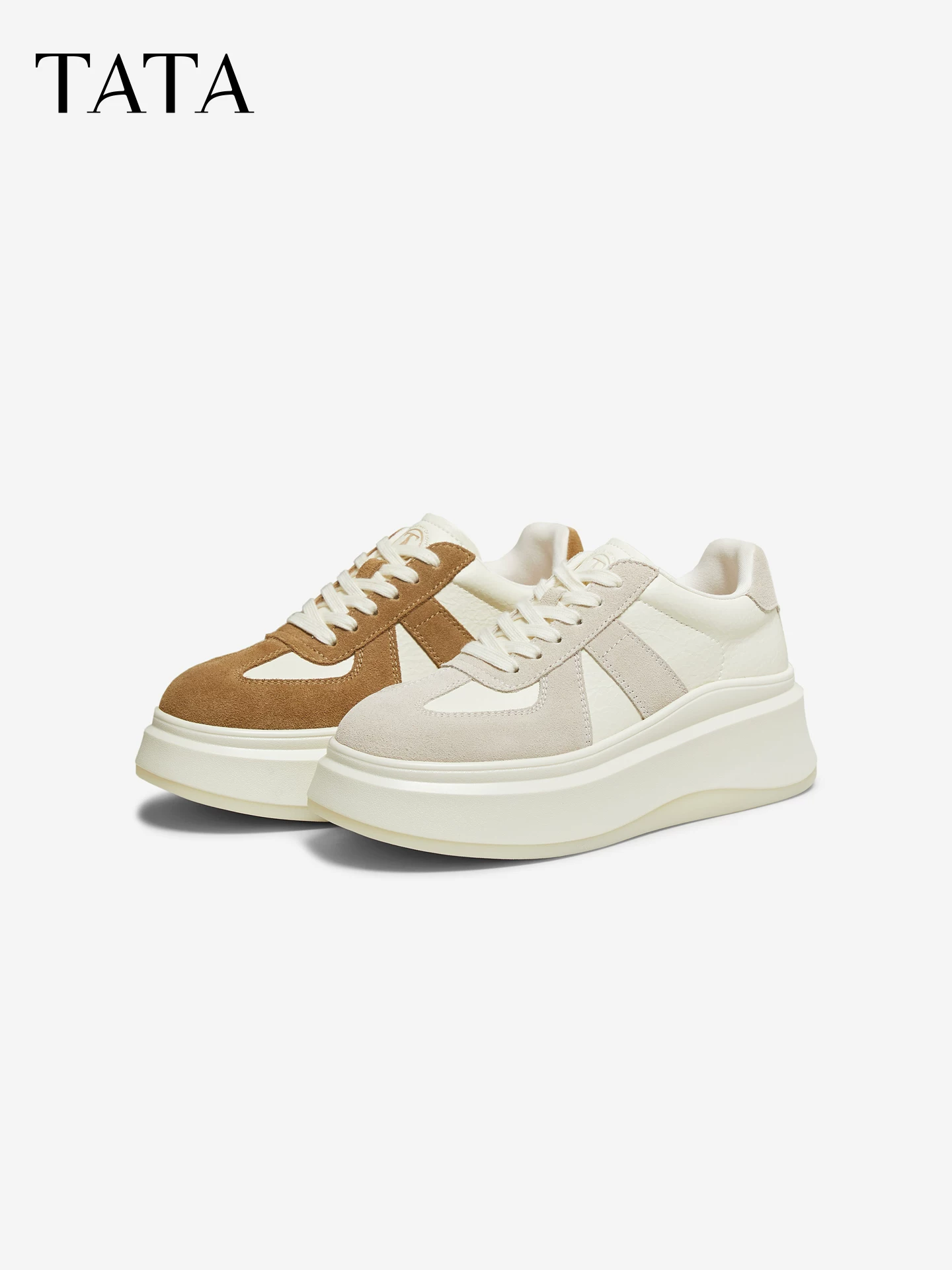 Giày Nữ TATA 2026 Mùa Đông Đức Tập Luyện Giày Đa Năng Nhẹ Giày Đế Dày Giày Thể Thao GCD10AM6