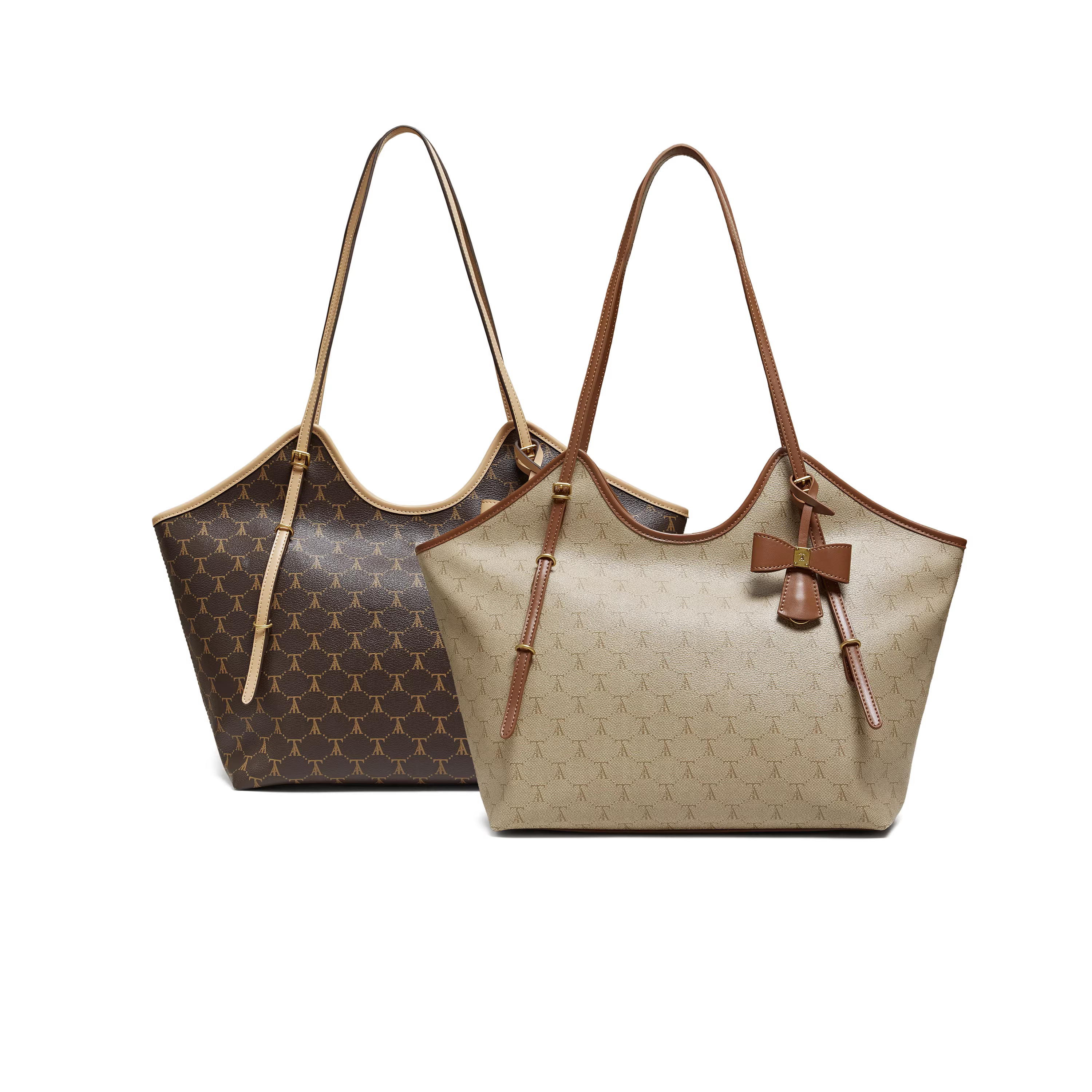 Túi xách nữ TATA 2026 Mùa xuân mới Túi tote màu sắc giản dị Thời trang đa năng Túi đeo vai X3545AX6