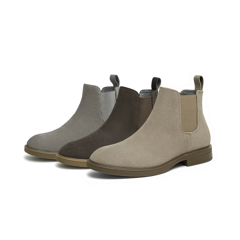 Giày Chelsea da thật Tata Anh Quốc, giày nam, giày ấm kiểu ống khói, giày ngắn, mẫu mới 2024 VVX02DD4