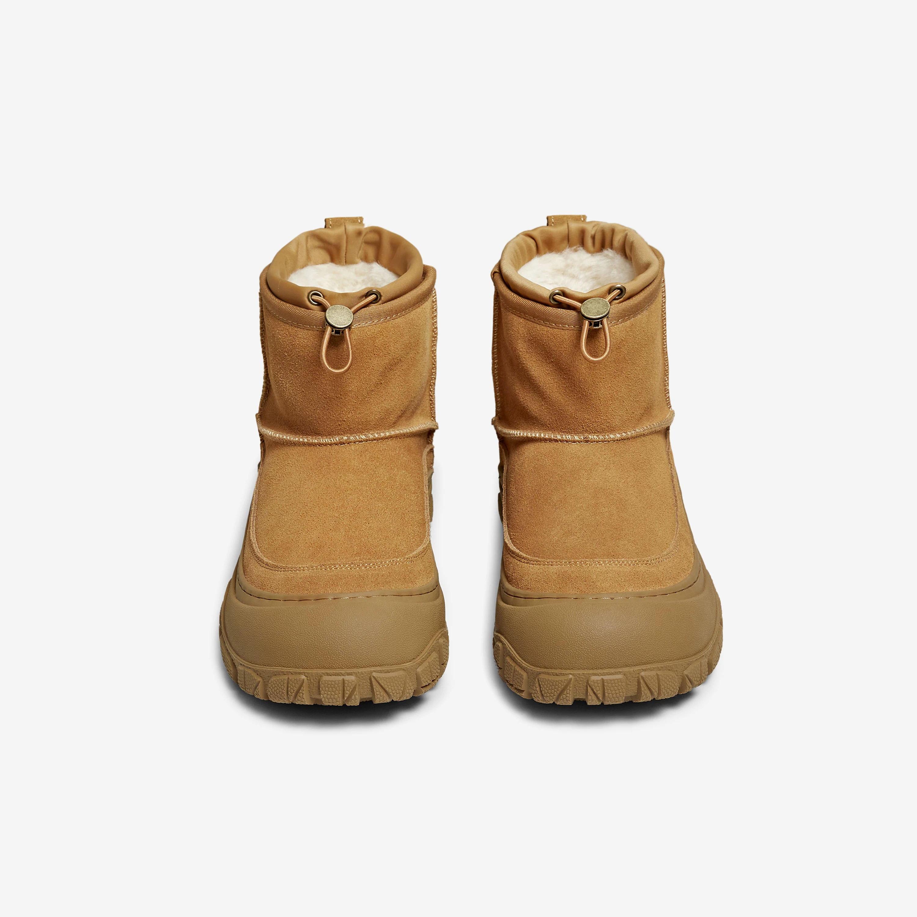 Giày nam TATA Xuân 2025 Mẫu mới Giày bốt cotton đa năng Giày bốt tuyết nam lót lông VQX01DD5