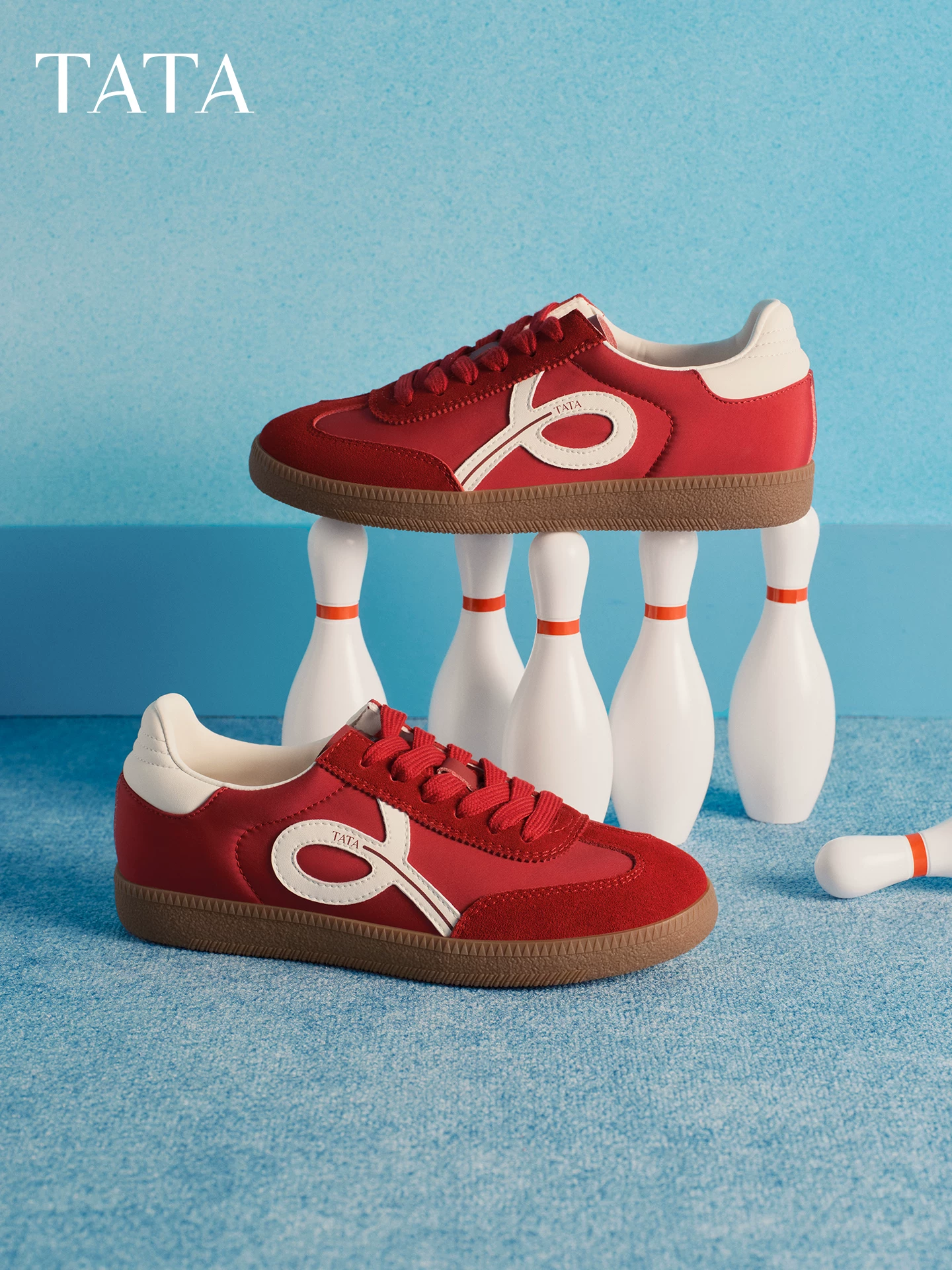 TATA His and Hers Đi cùng nhau Giày nữ Giày mùa xuân Phong cách cặp đôi Giày tập luyện Đức Giày Forrest Gump Giày thể thao thông thường Giày thể thao nam CK803AM6