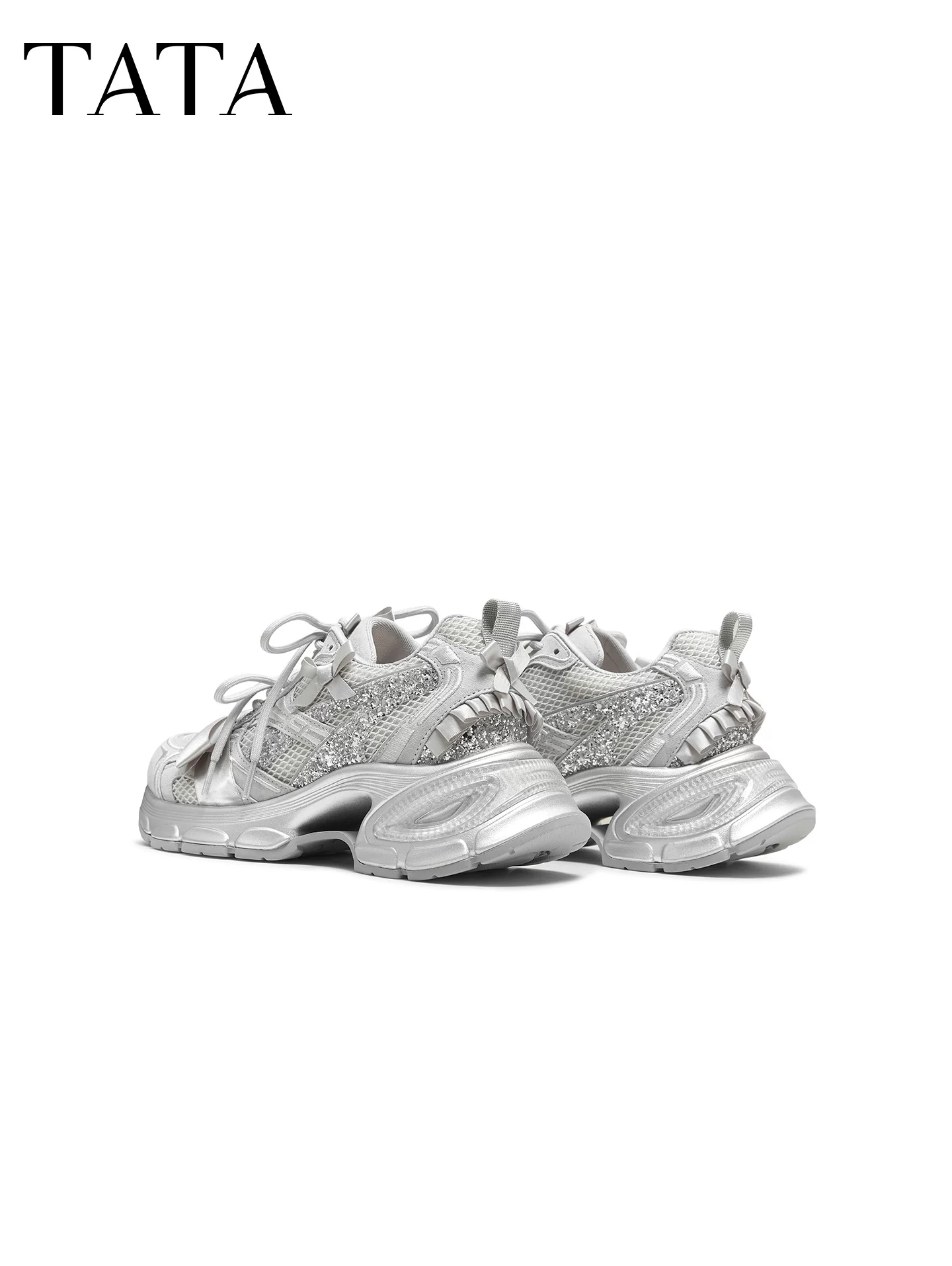 Giày Nữ TATA 2025 Mùa Đông Mới Giày Thể Thao Thời Trang Giày Thường Ngày Đa Năng Giày Bố GWN01CM5