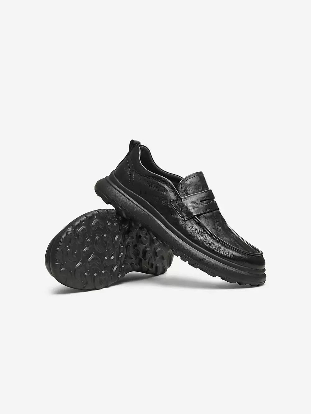 Giày da công sở thông thường dành cho nam Tata, giày lười kiểu slip-on, giày lười da thật, giày bố TFE02DM4