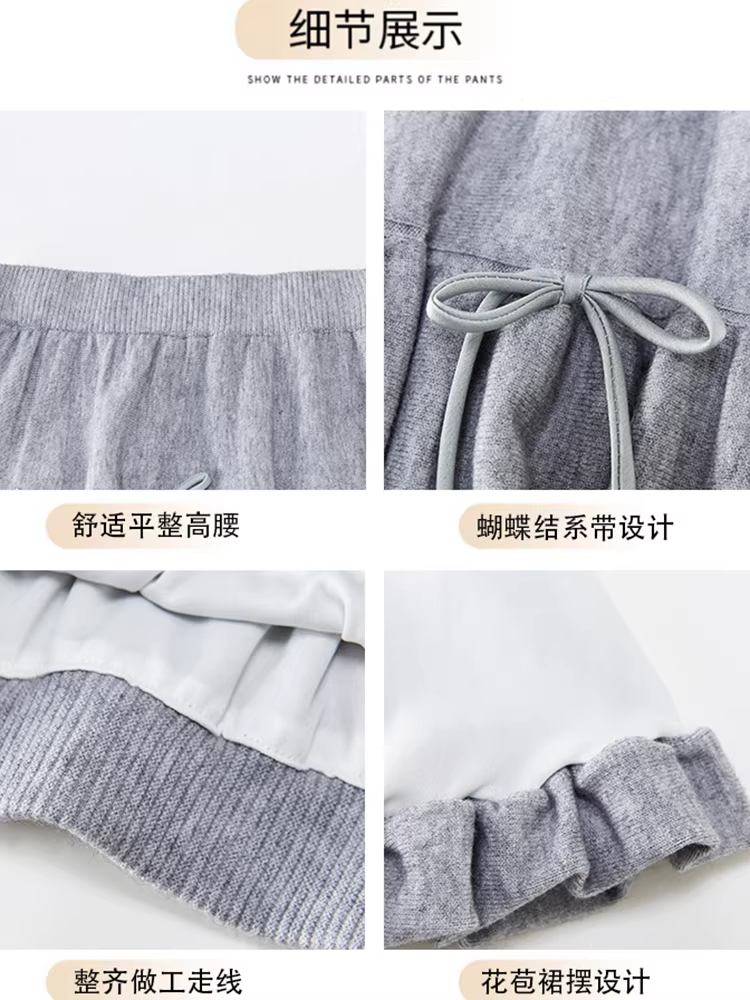 Váy len trắng cho nữ, váy len mùa thu đông, váy bánh bông cao eo, váy ngắn, váy len.