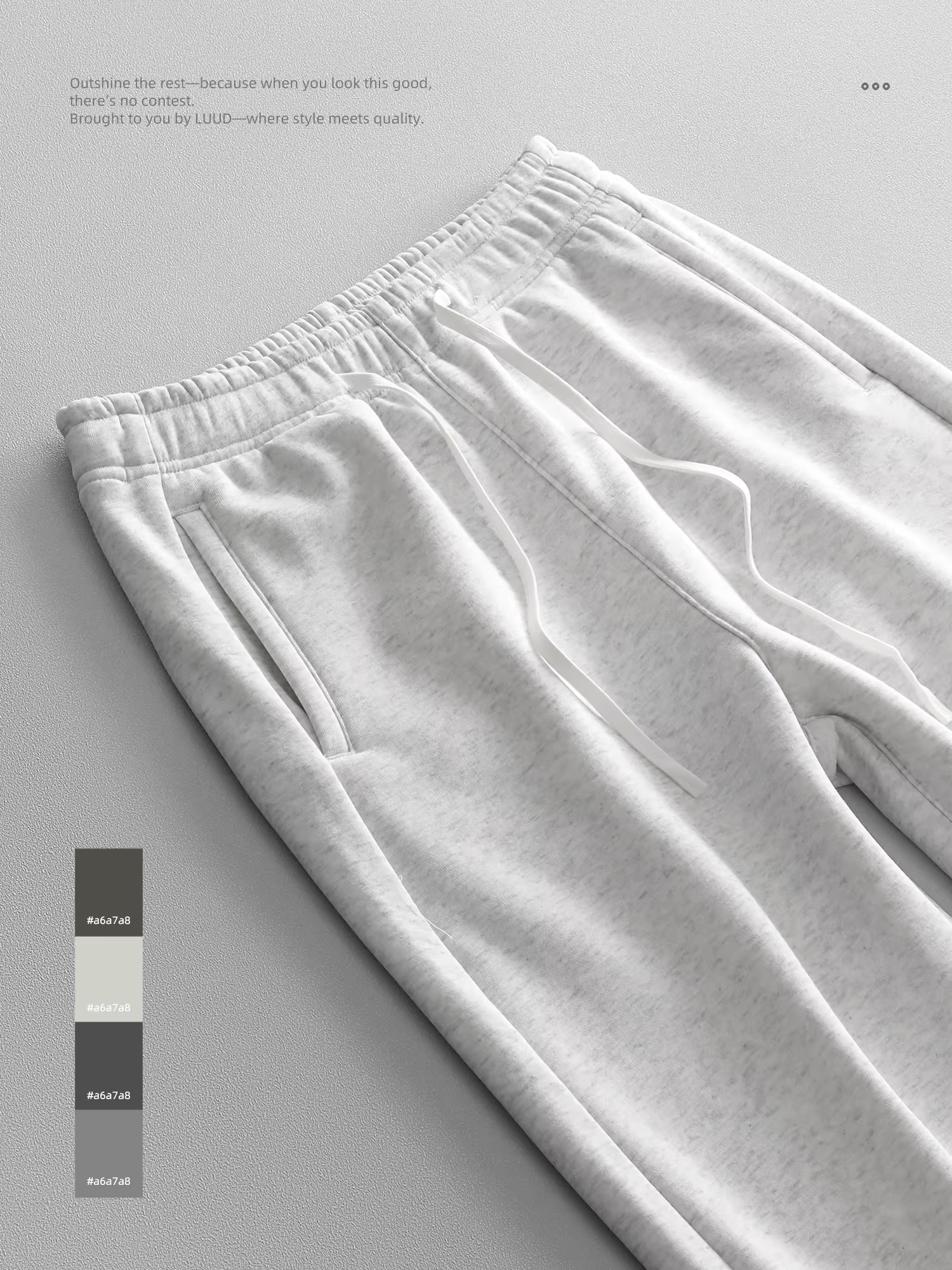 Khuyến mãi đặc biệt: Quần jogger nam mùa đông, quần âu ống đứng thời trang, chất liệu lót lông cừu, cạp chun dày và dây rút.