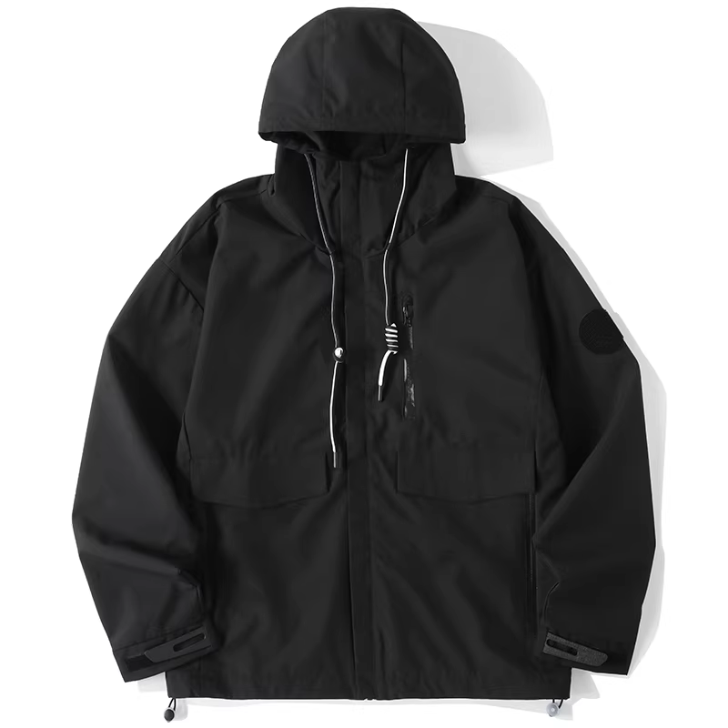 Áo khoác đa năng LUUD dành cho giới trẻ Áo khoác có mũ trùm đầu mùa thu đông Áo khoác ngoài trời thông thường dành cho nam Áo khoác mùa thu đông hợp thời trang dành cho nam