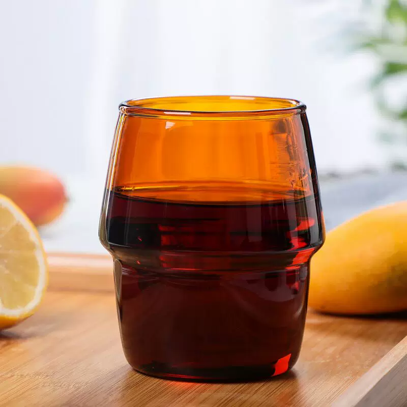 Ly thủy tinh màu kiểu Nhật, ly cà phê, ly nước, ly đồ uống, ly nước ép, ly sữa, ly ăn sáng, ly văn phòng, kiểu dáng hiện đại, sáng tạo