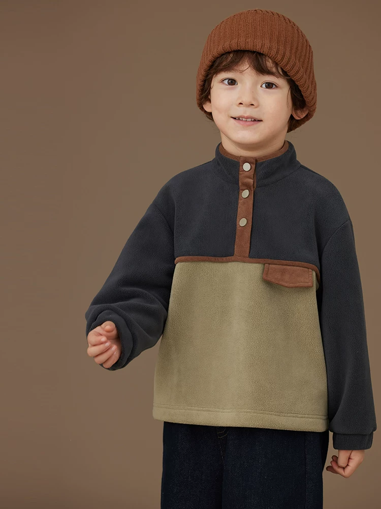 Áo khoác nỉ dày giữ ấm cho trẻ em, kiểu dáng rộng rãi, thoải mái, dành cho bé trai và bé gái, quần áo mùa đông, 25 kiểu mới