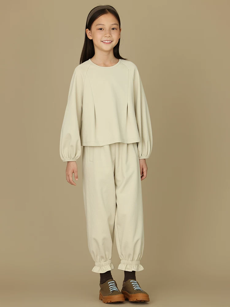 Bộ quần áo trẻ em mùa xuân thu, áo khoác bé gái, quần thường, quần jogger, áo thun thể thao trẻ em xếp ly, bộ đồ thể thao trẻ em