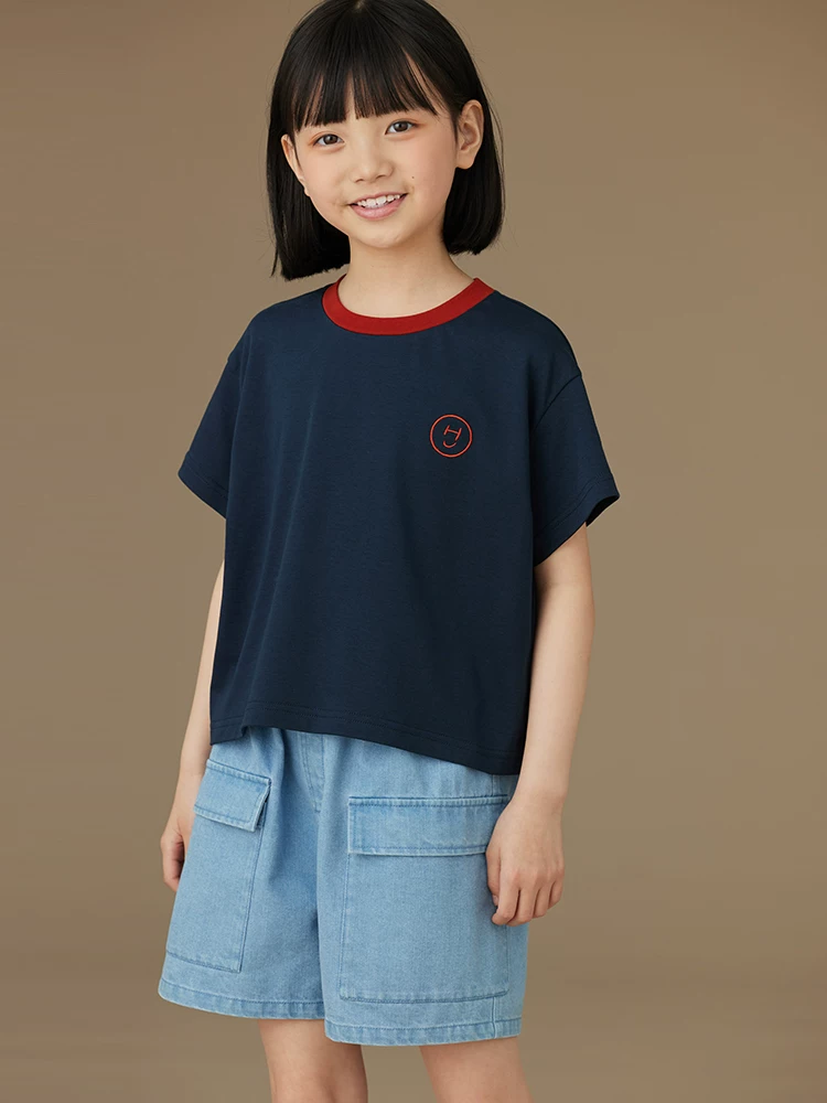 Quần áo trẻ em quần short bé trai và bé gái mùa hè quần dài vừa mỏng đa năng quần thường ngày quần năm điểm quần denim trẻ em quần dài vừa phải